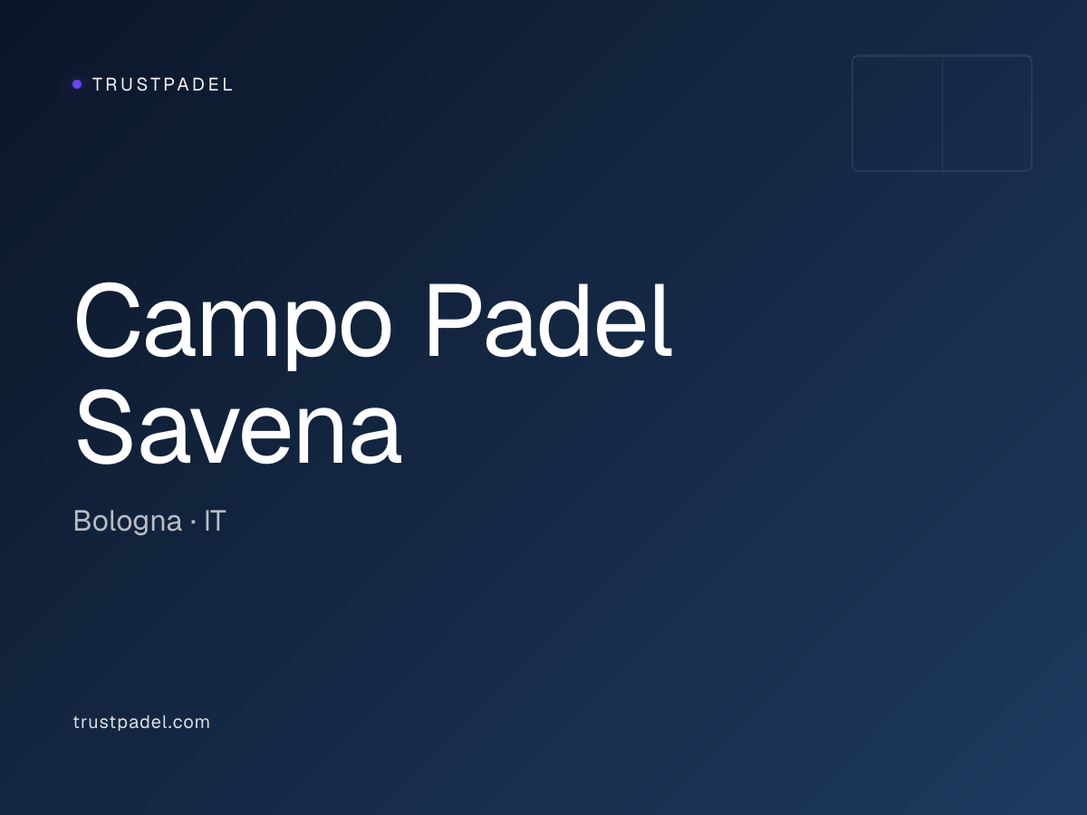 Campo Padel Savena padel club