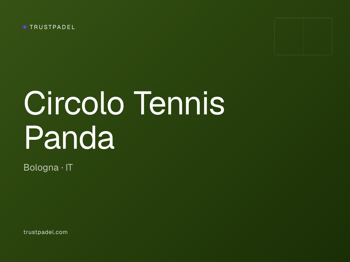 Circolo Tennis Panda padel club