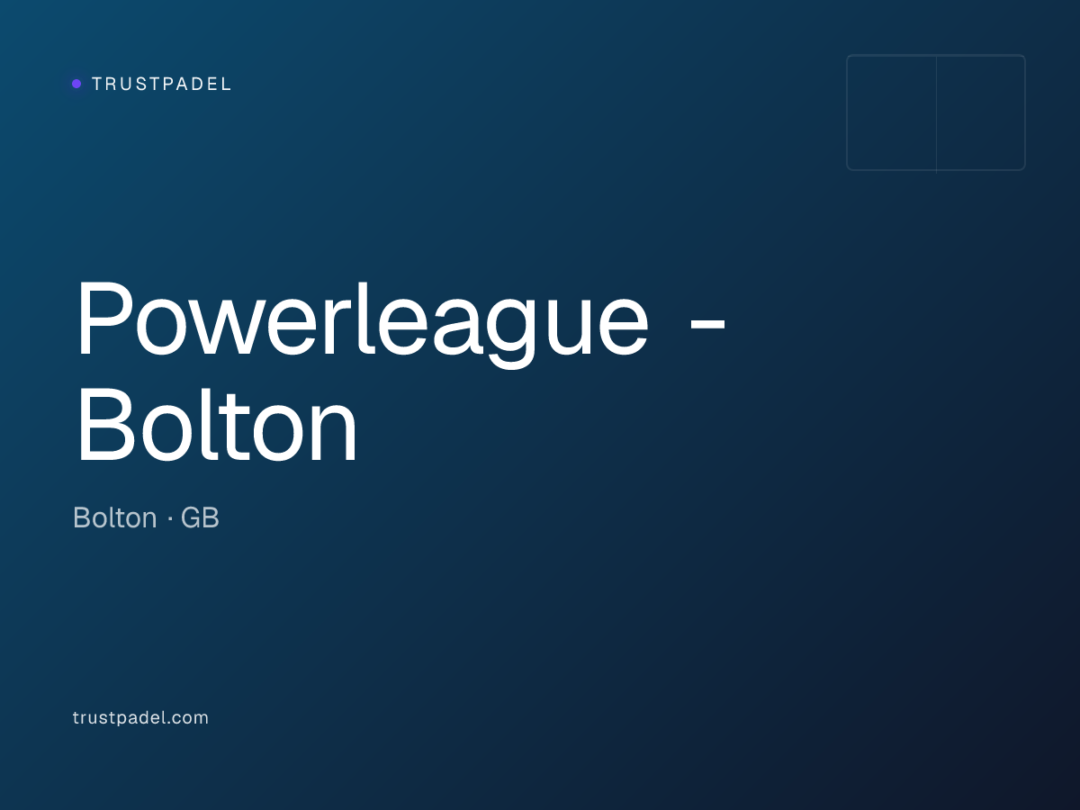 Powerleague - Bolton padel club