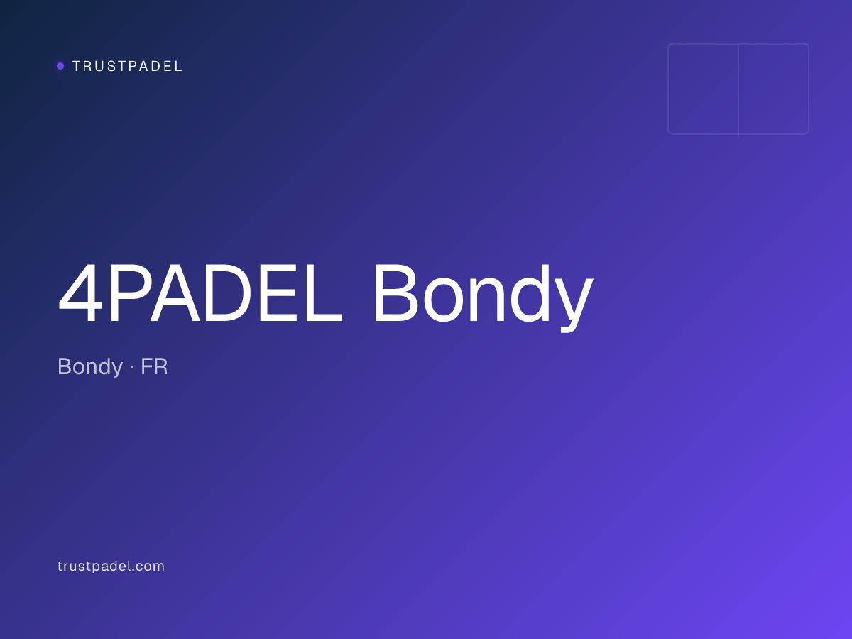 4PADEL Bondy padel club