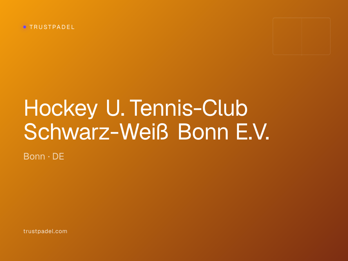 Hockey U. Tennis-Club Schwarz-Weiß Bonn E.V. padel club