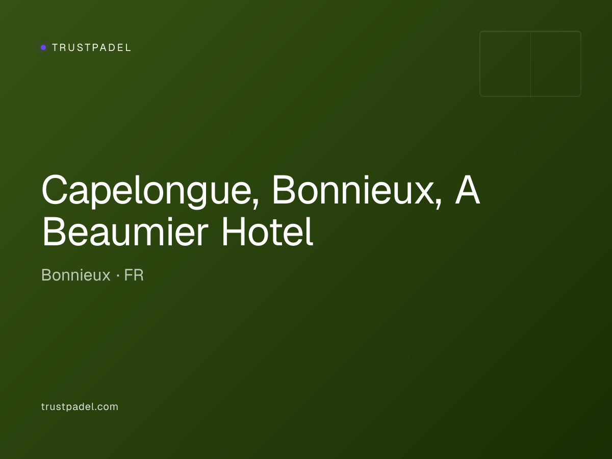 Capelongue, Bonnieux, A Beaumier Hotel padel club