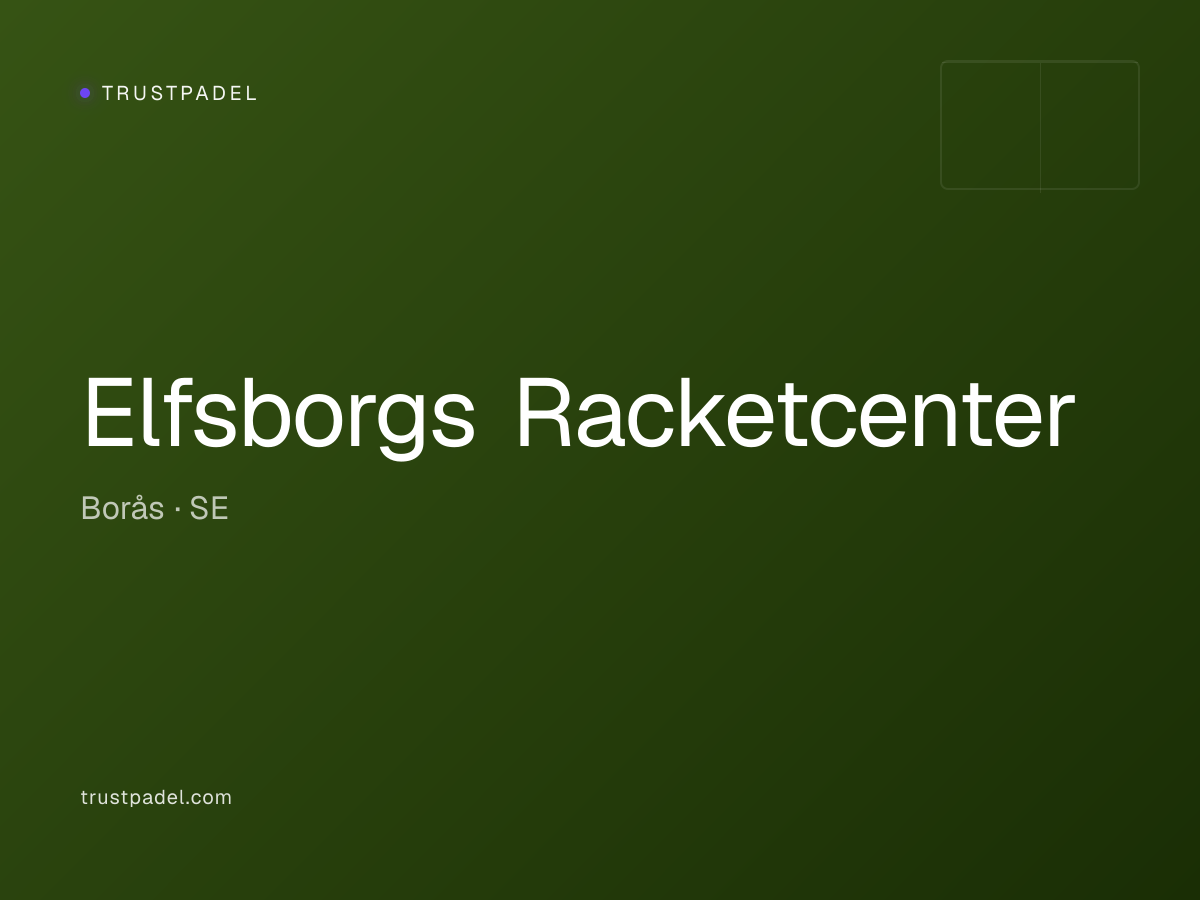 Elfsborgs Racketcenter padel club