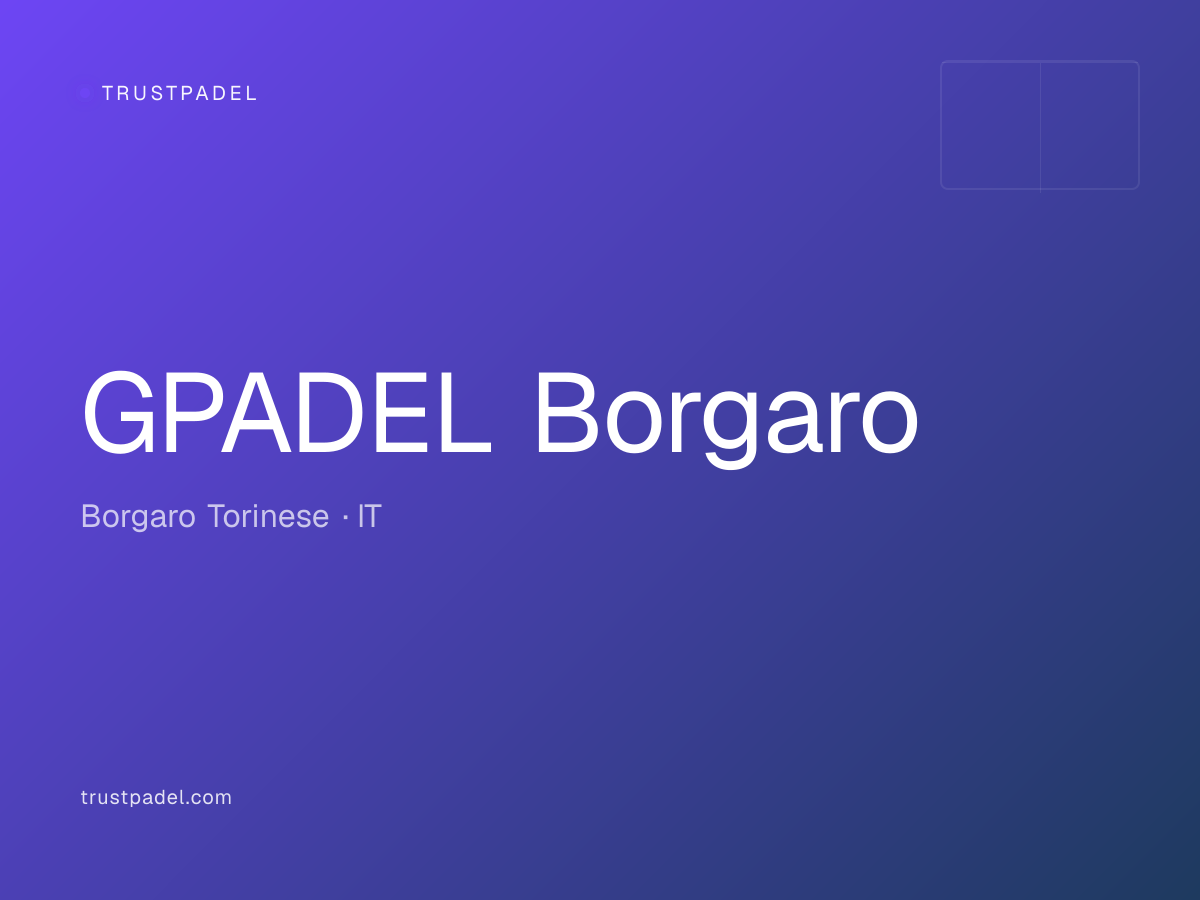 GPADEL Borgaro padel club
