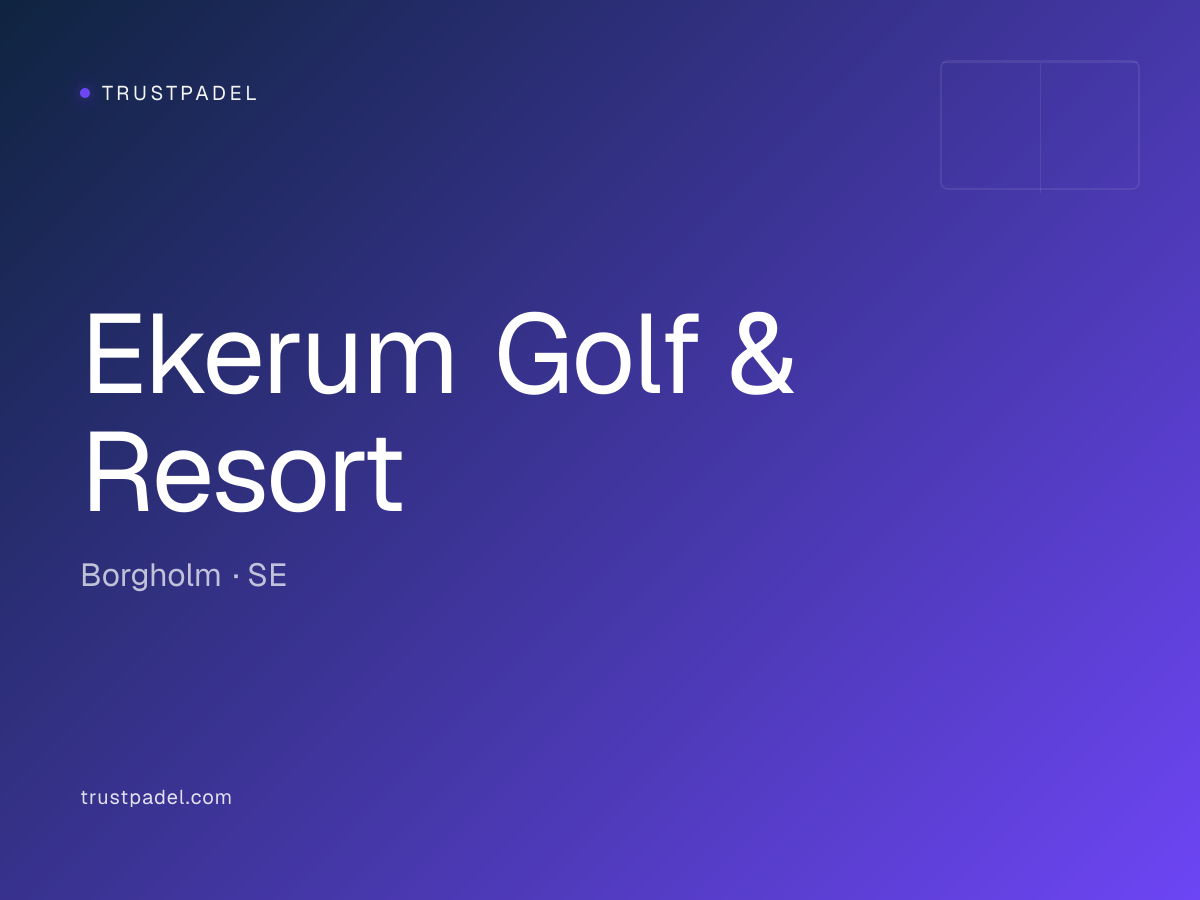 Ekerum Golf & Resort padel club