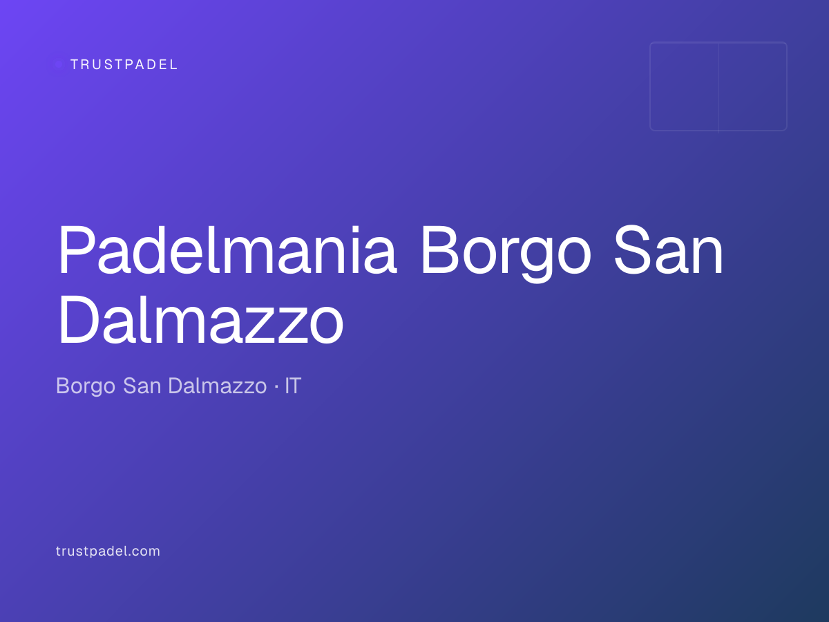 Padelmania Borgo San Dalmazzo padel club
