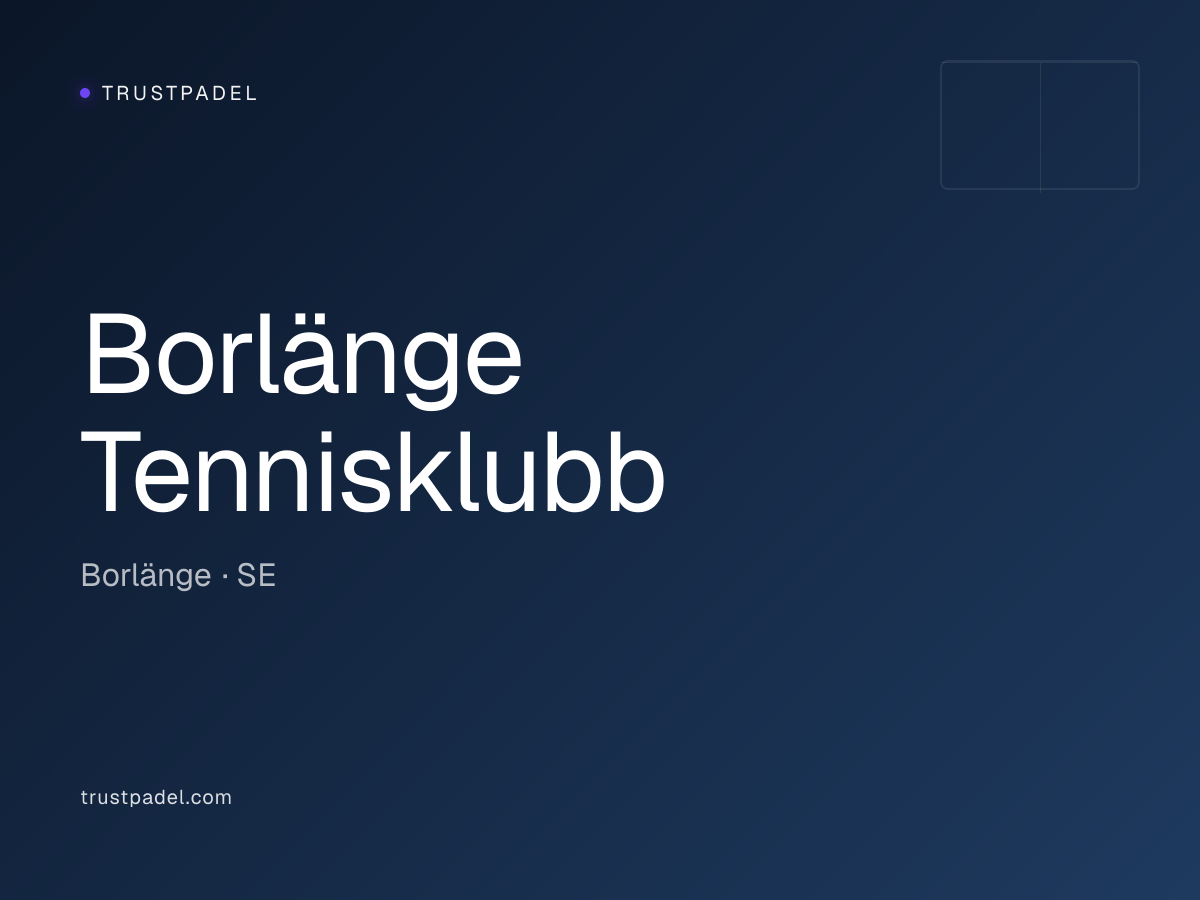 Borlänge Tennisklubb padel club
