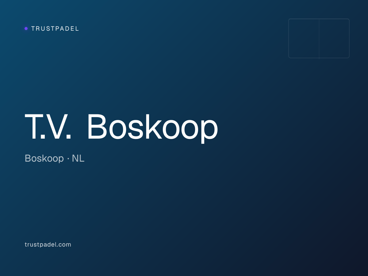 T.V. Boskoop padel club