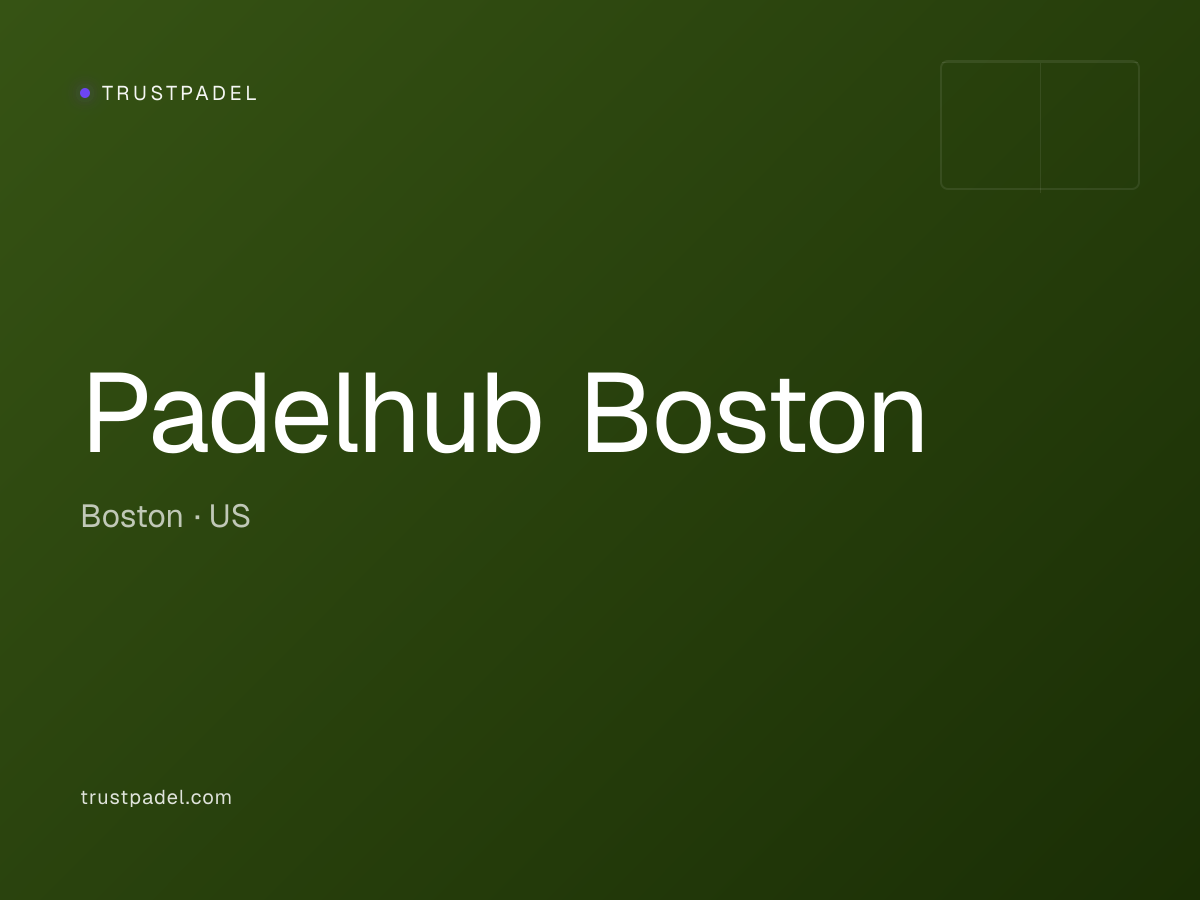 Padelhub Boston padel club
