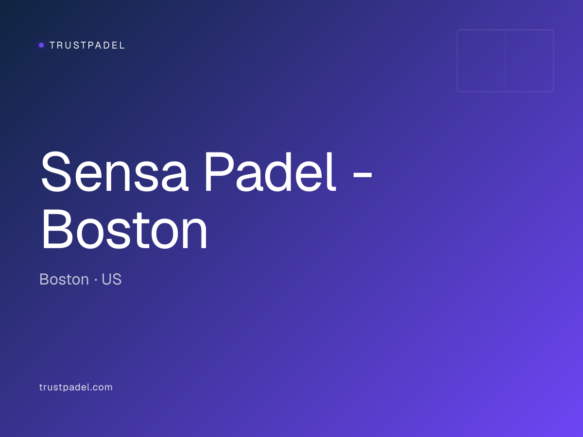 Sensa Padel - Boston padel club