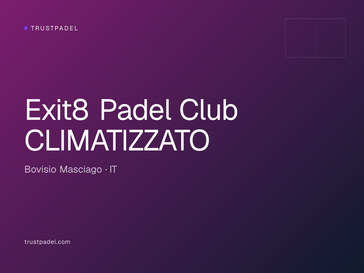 Exit8 Padel Club CLIMATIZZATO padel club