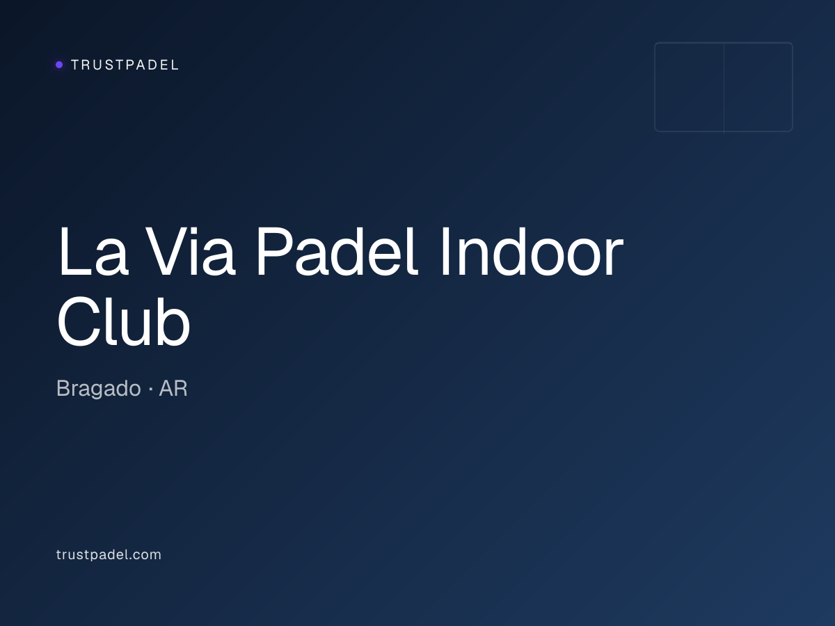 La Via Padel Indoor Club padel club