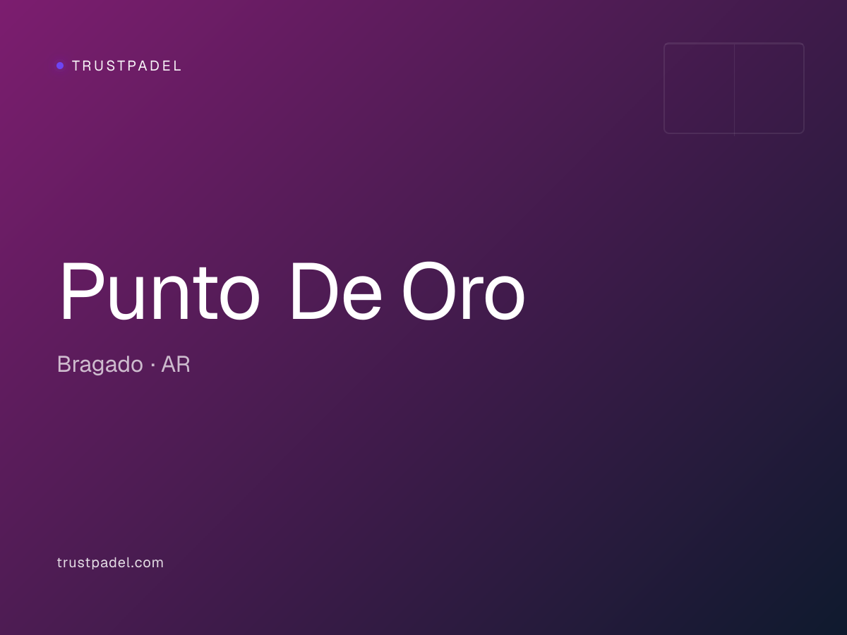 Punto De Oro padel club