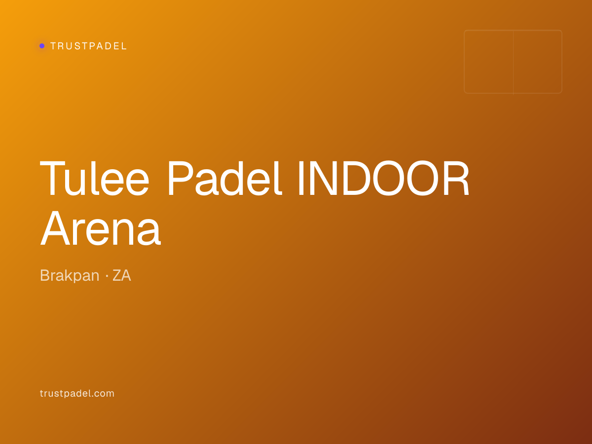 Tulee Padel INDOOR Arena padel club