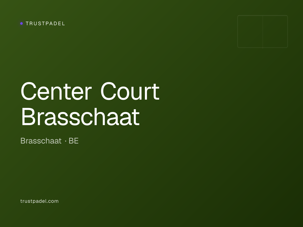 Center Court Brasschaat padel club