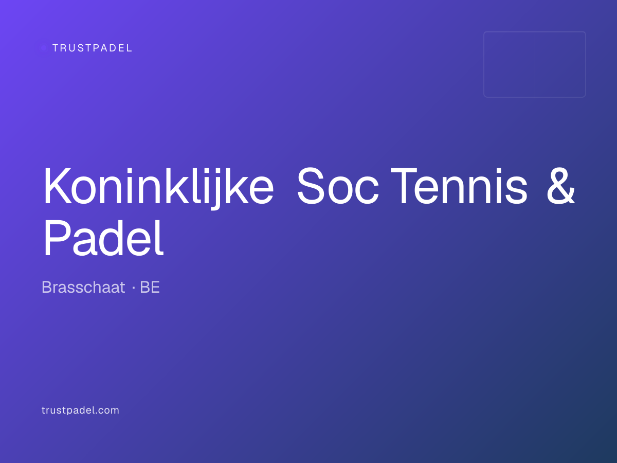 Koninklijke Soc Tennis & Padel padel club