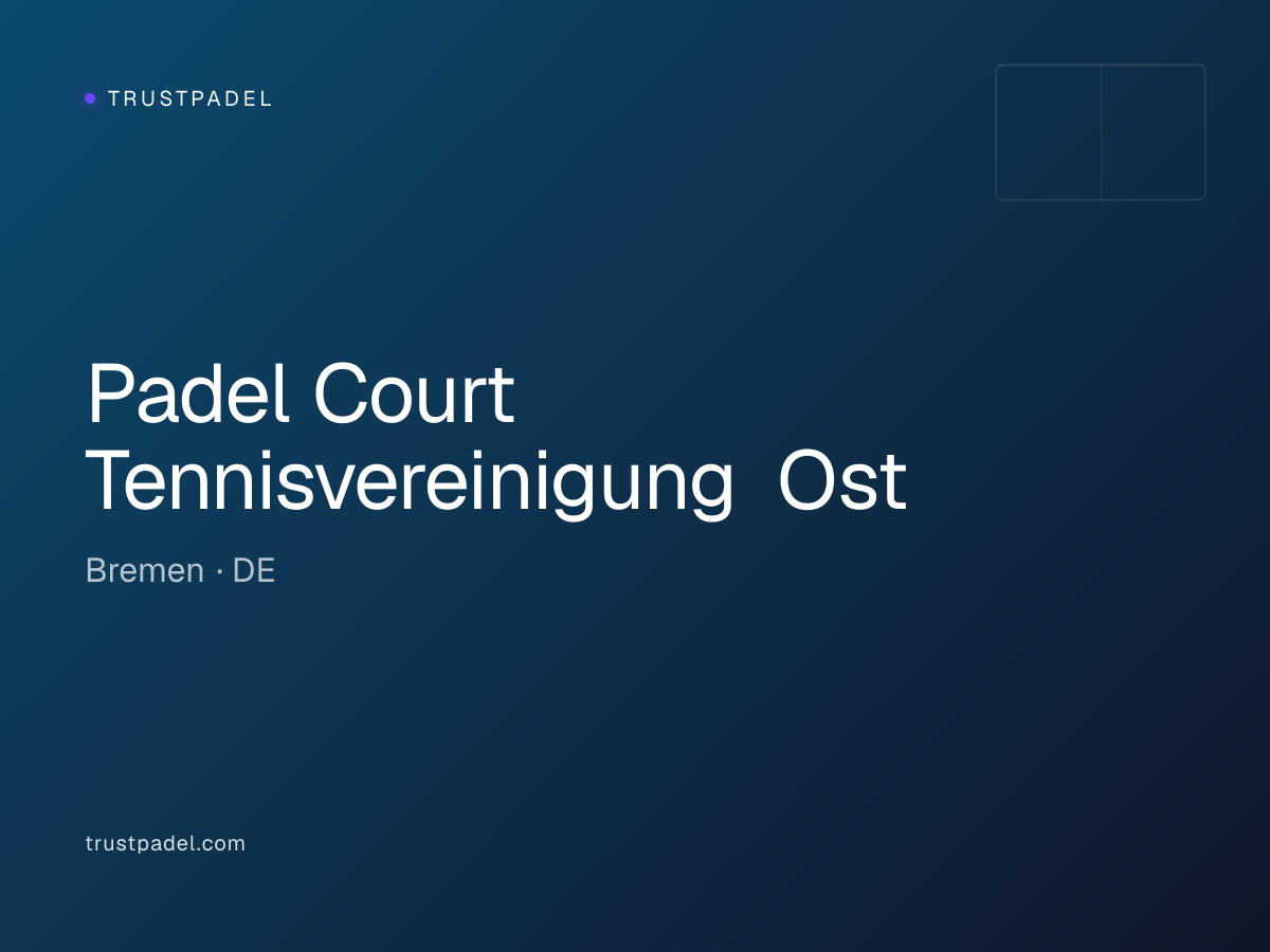 Padel Court Tennisvereinigung Ost padel club