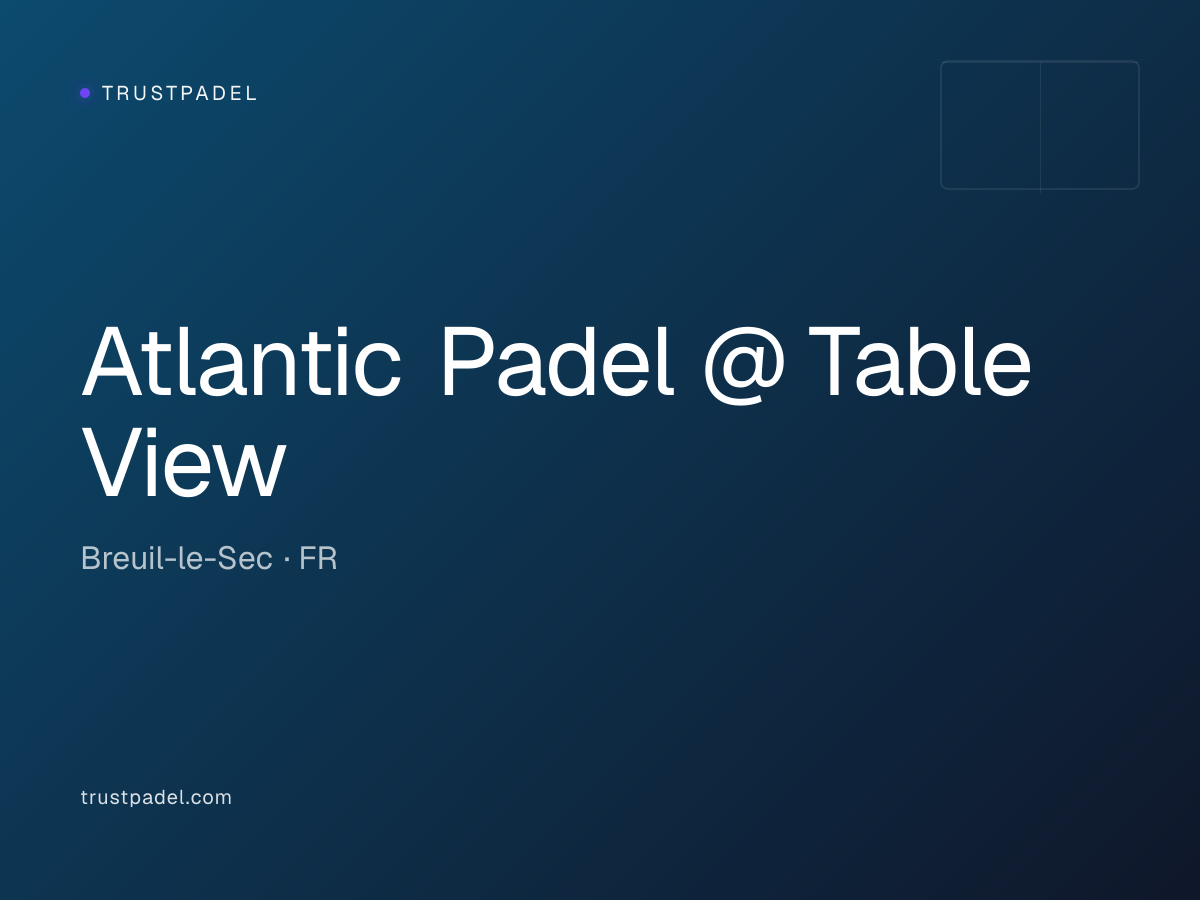Atlantic Padel @ Table View padel club