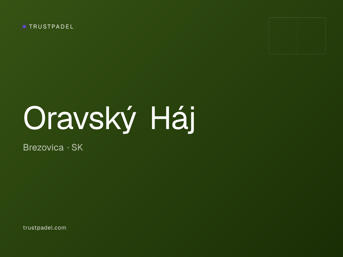 Oravský Háj padel club