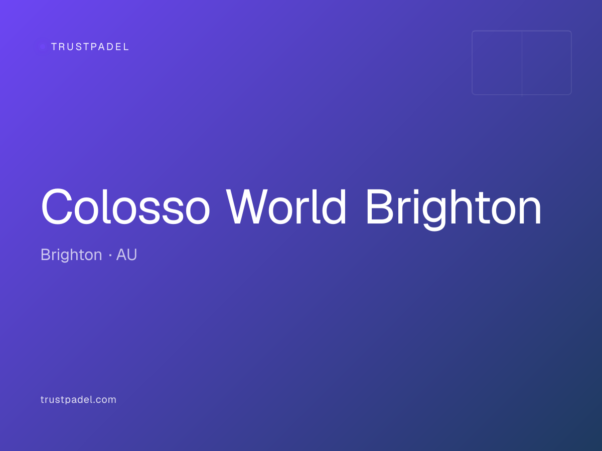 Colosso World Brighton padel club
