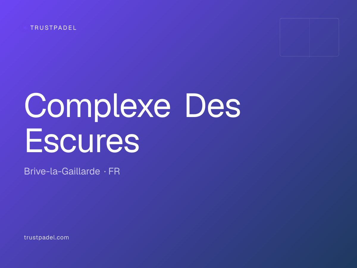Complexe Des Escures padel club
