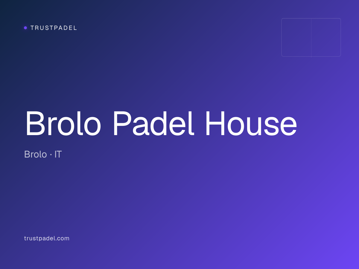 Brolo Padel House padel club
