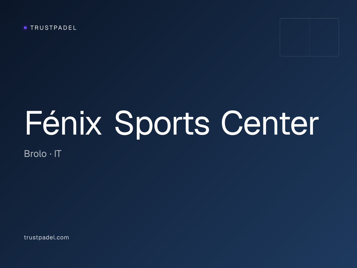 Fénix Sports Center padel club
