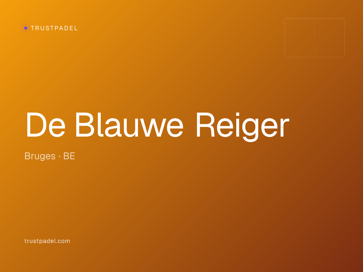 De Blauwe Reiger padel club