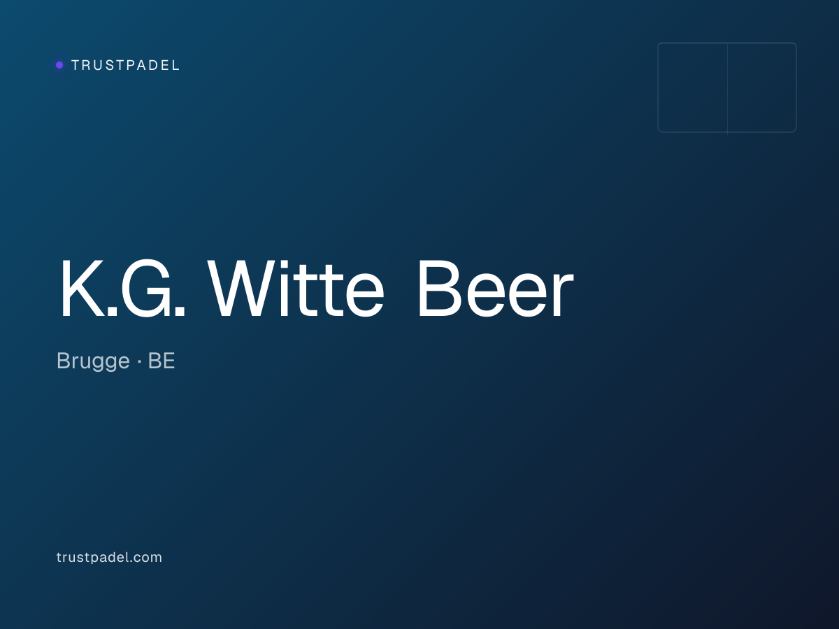 K.G. Witte Beer padel club