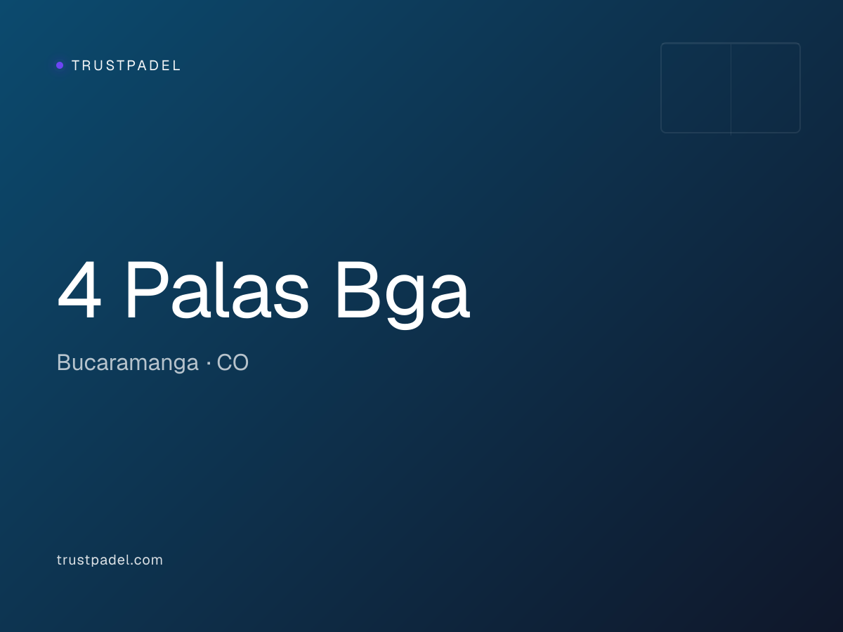 4 Palas Bga padel club