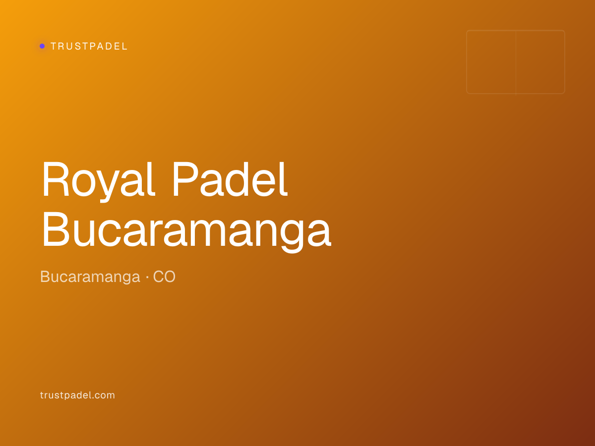 Royal Padel Bucaramanga padel club