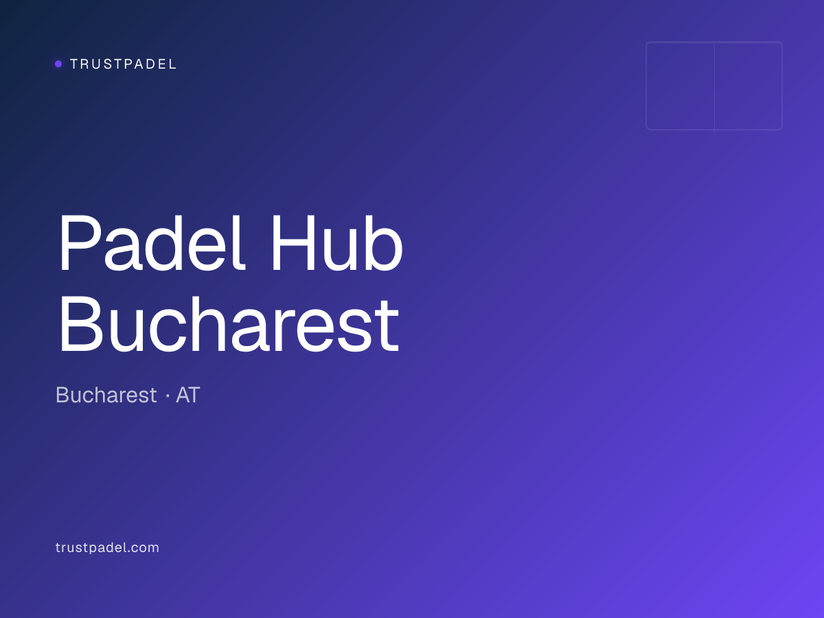 Padel Hub Bucharest padel club
