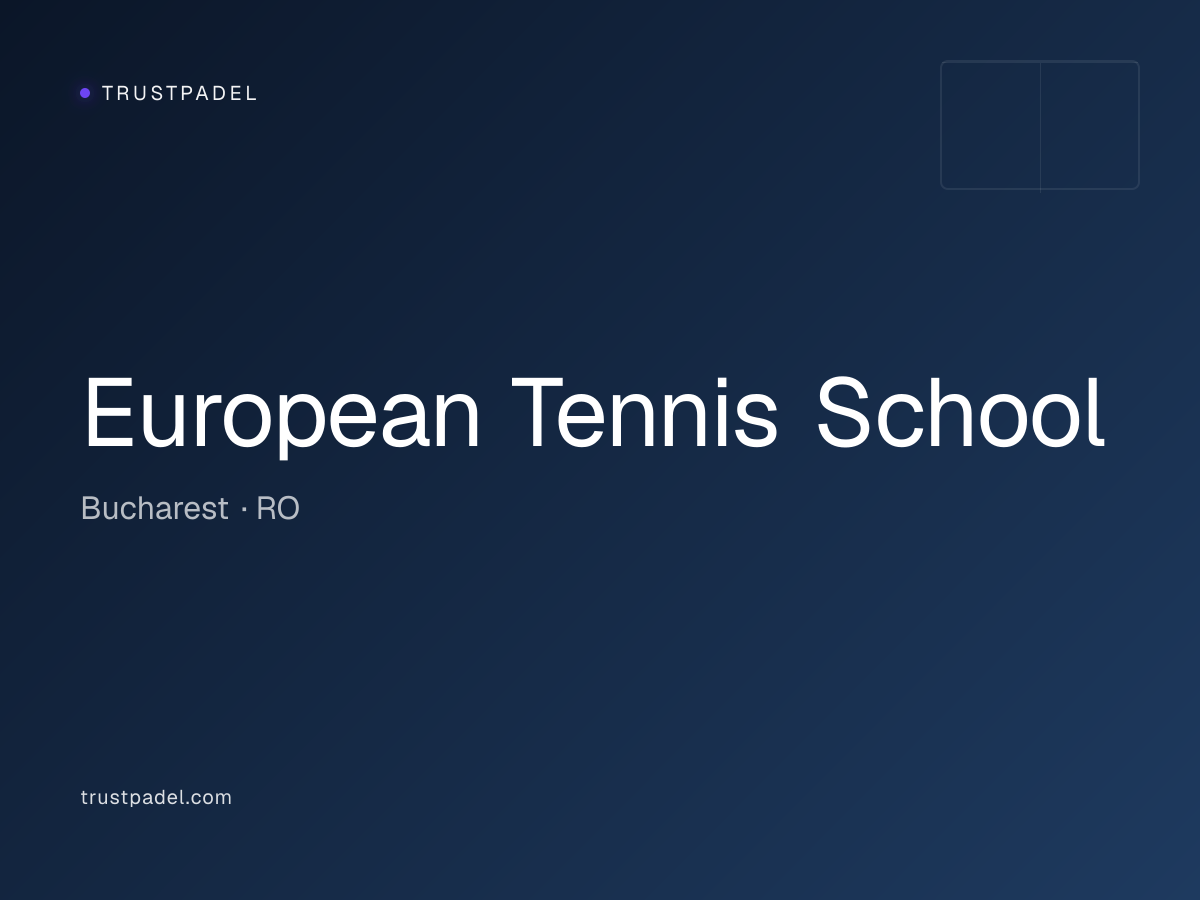 European Tennis School padel club