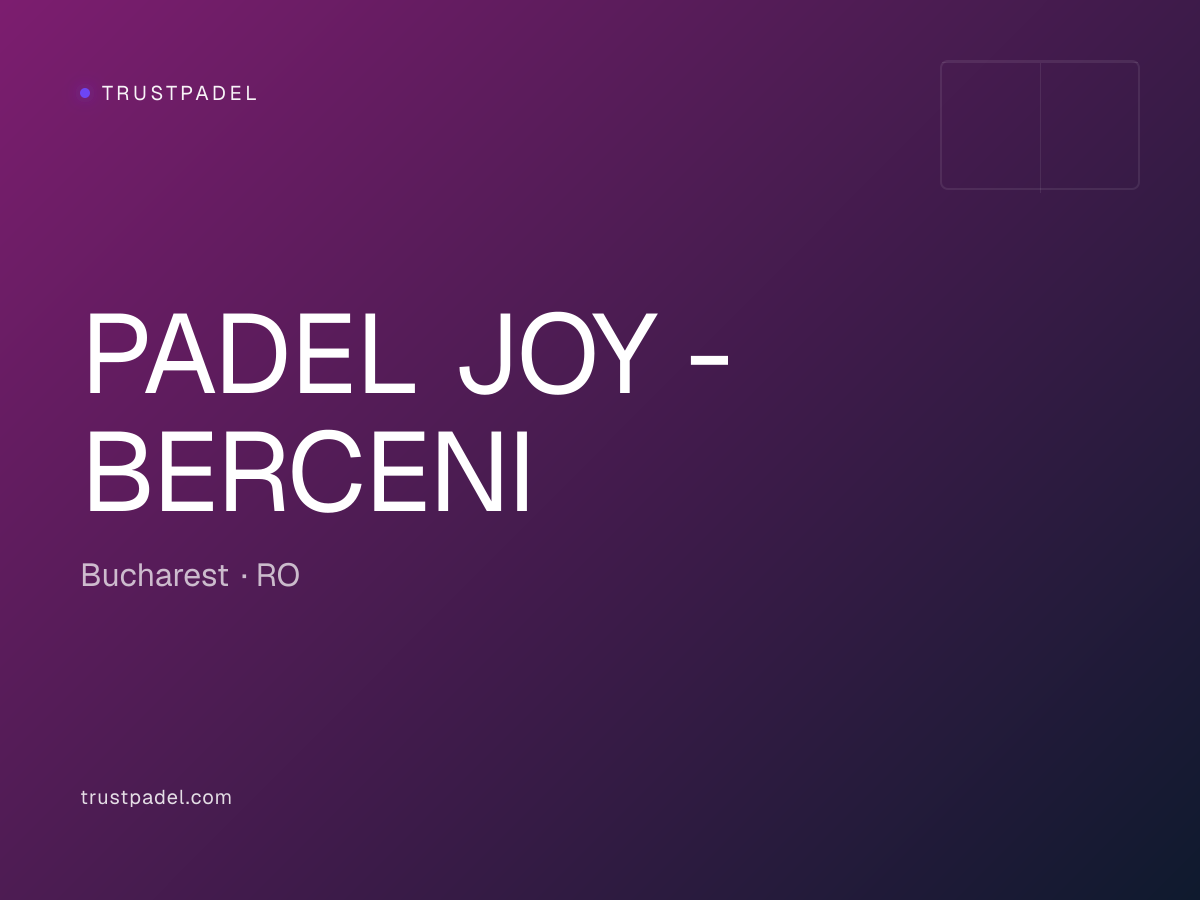 PADEL JOY - BERCENI padel club