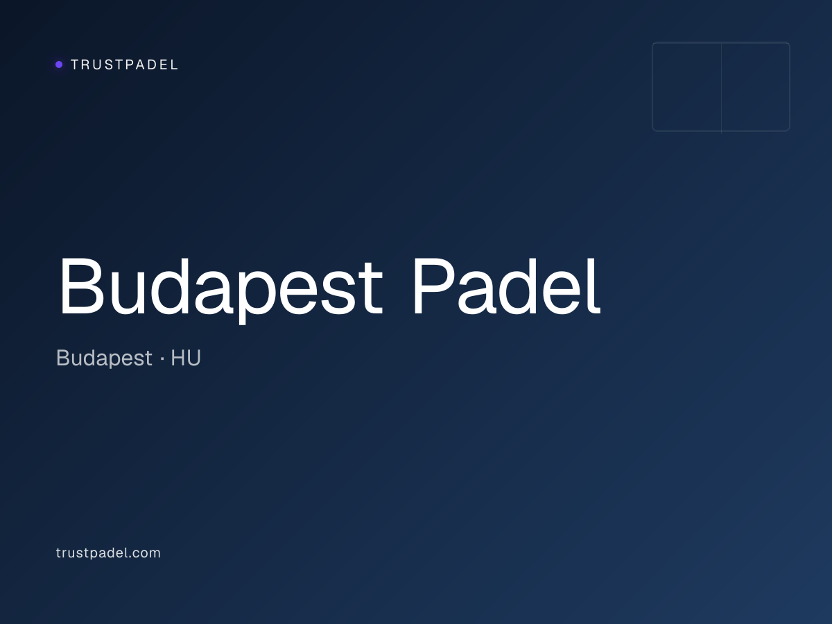Budapest Padel padel club