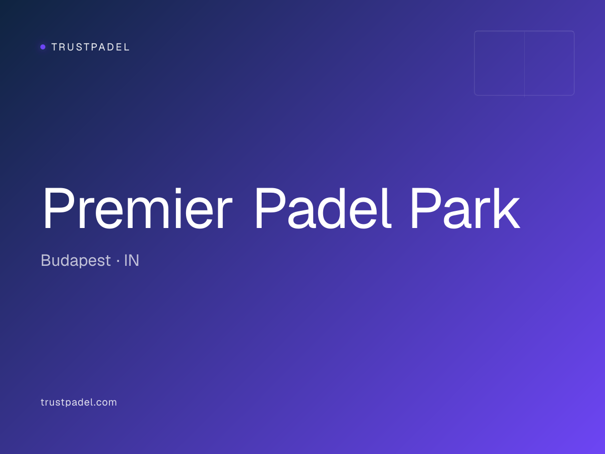 Premier Padel Park padel club
