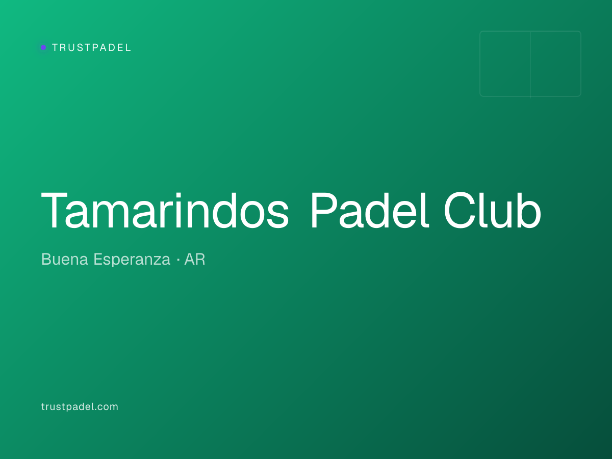 Tamarindos Padel Club padel club