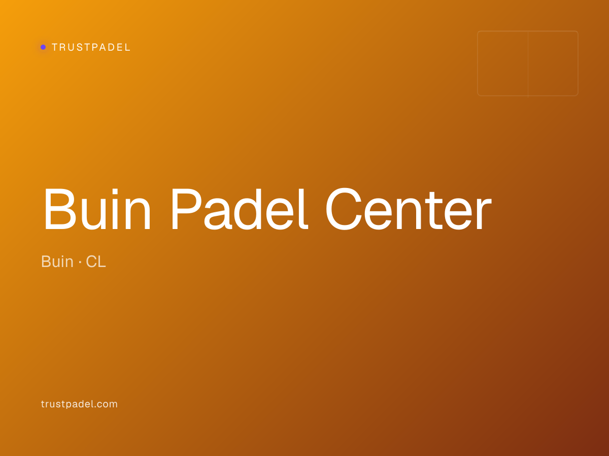 Buin Padel Center padel club