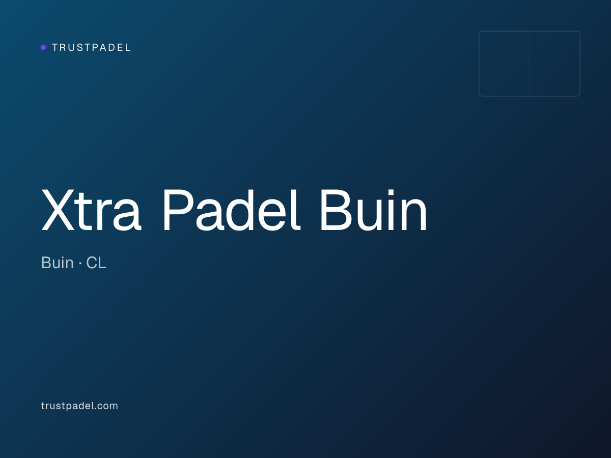 Xtra Padel Buin padel club