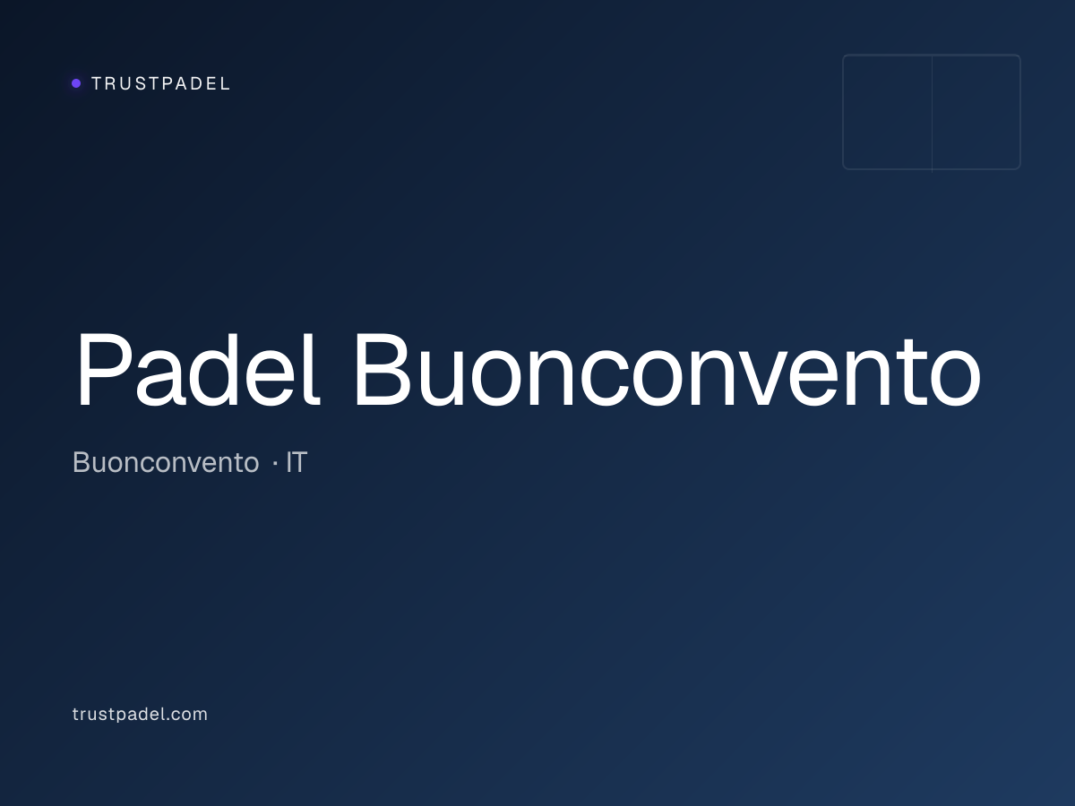 Padel Buonconvento padel club