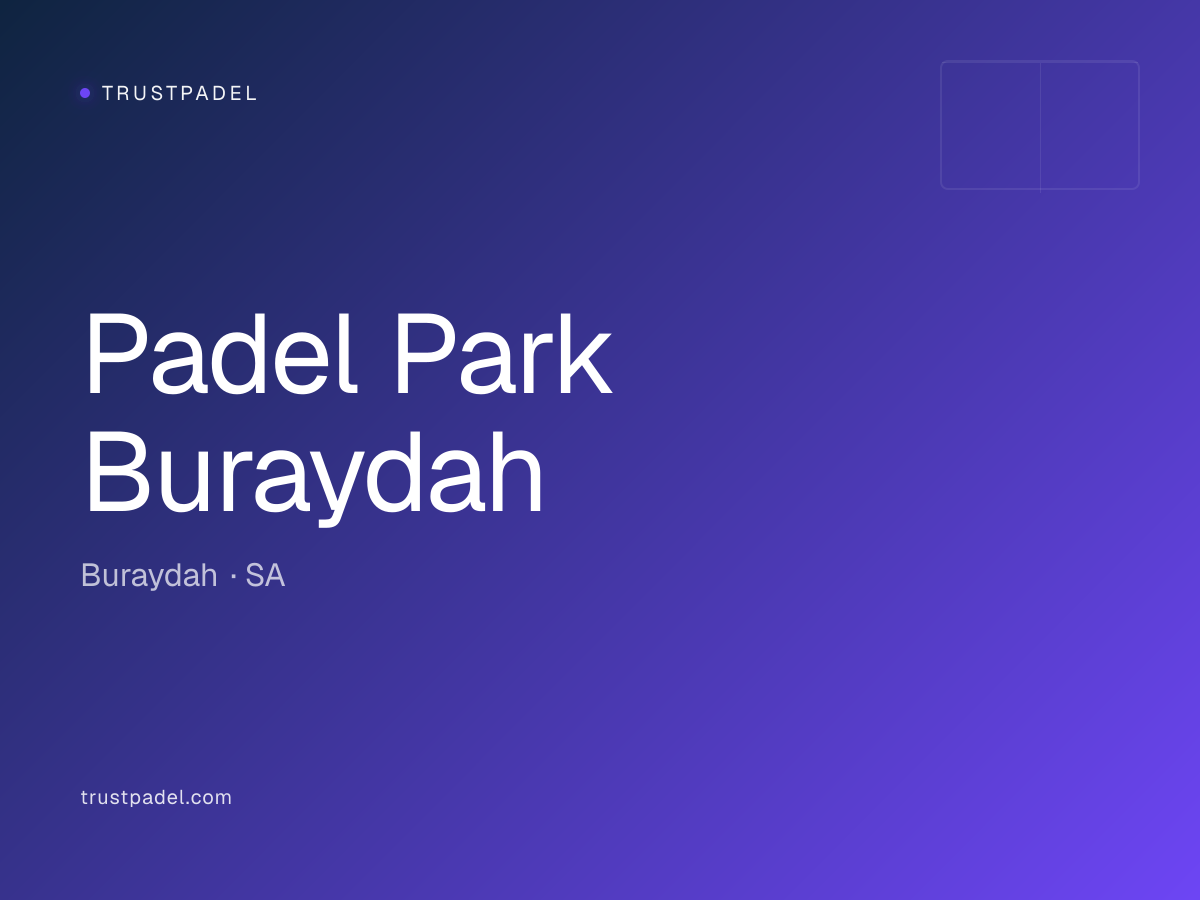 Padel Park Buraydah padel club