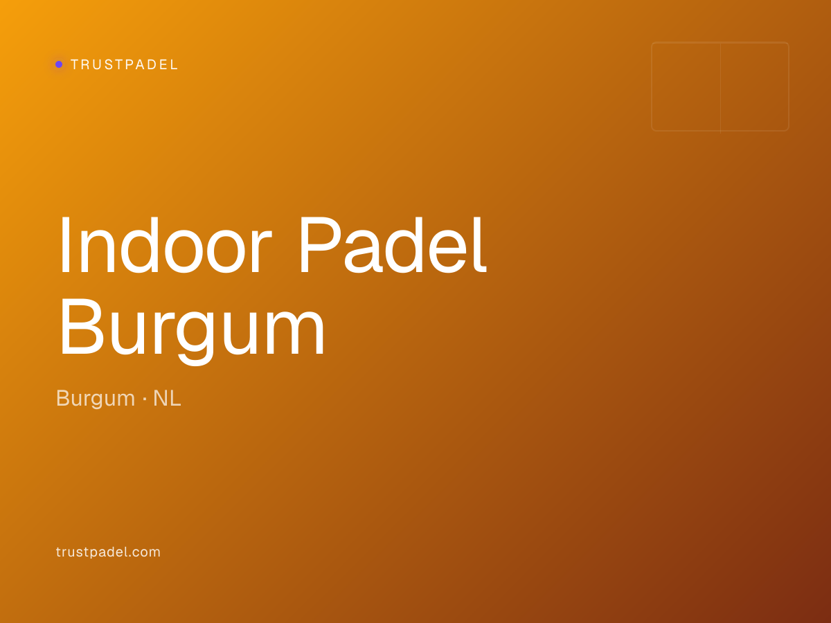 Indoor Padel Burgum padel club