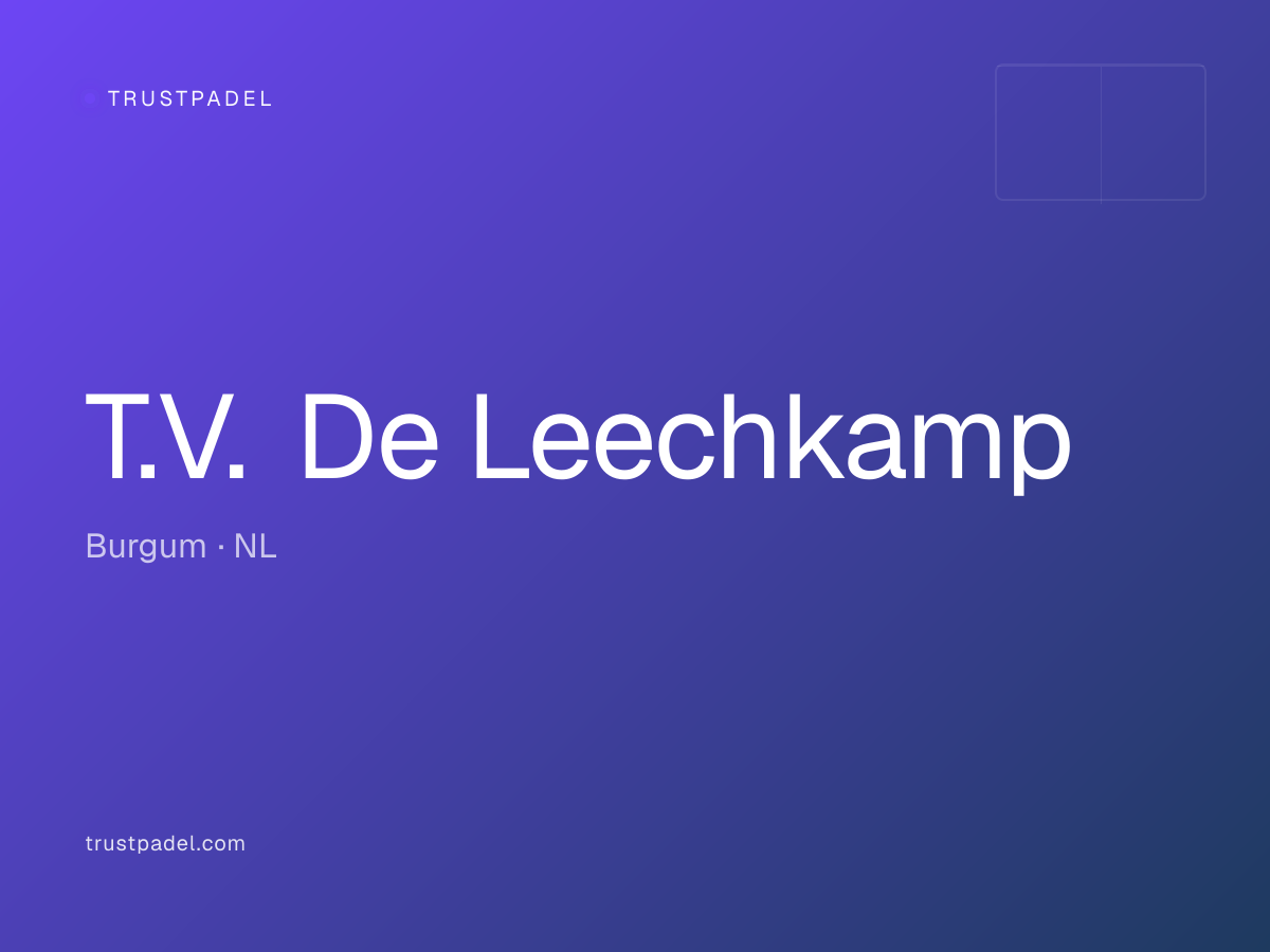 T.V. De Leechkamp padel club