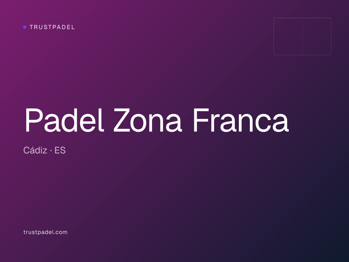Padel Zona Franca padel club