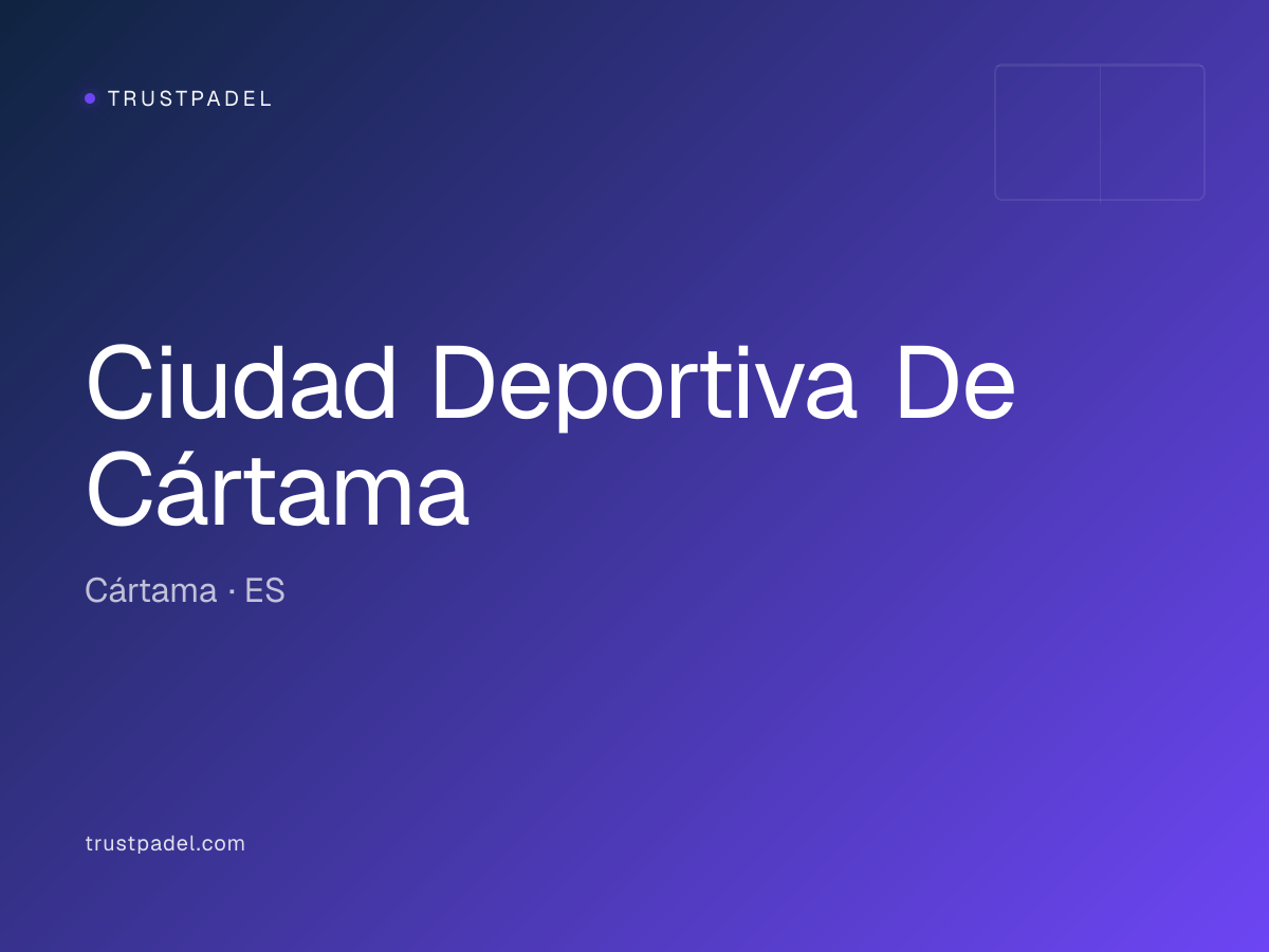 Ciudad Deportiva De Cártama padel club