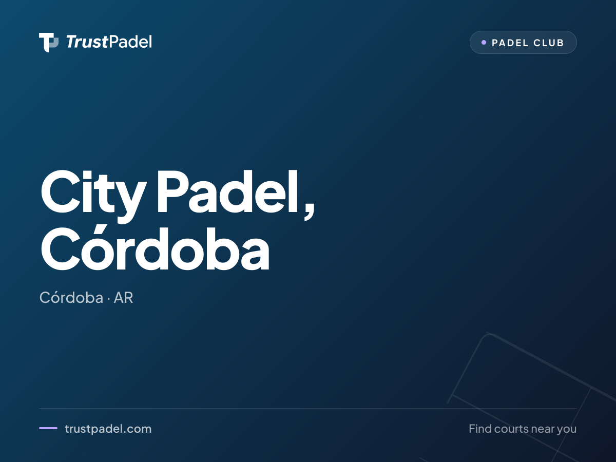 City Padel, Córdoba padel club