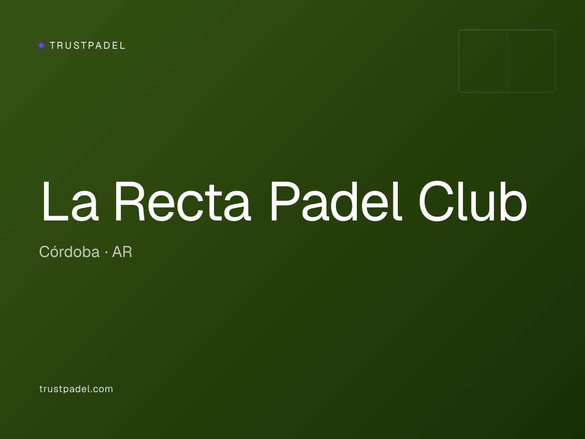 La Recta Padel Club padel club