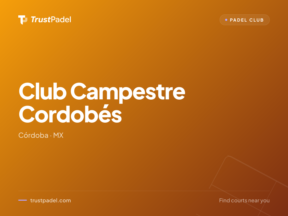 Club Campestre Cordobés padel club