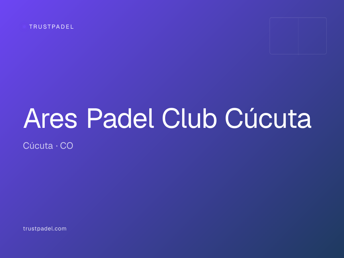 Ares Padel Club Cúcuta padel club