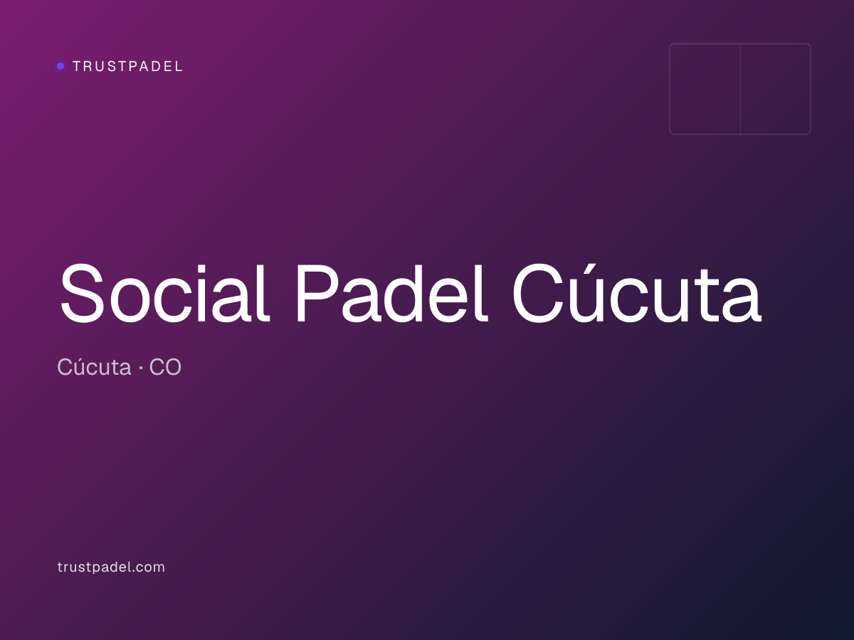 Social Padel Cúcuta padel club